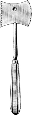 PLASTER LIFTER TREPHINE AND SAWS